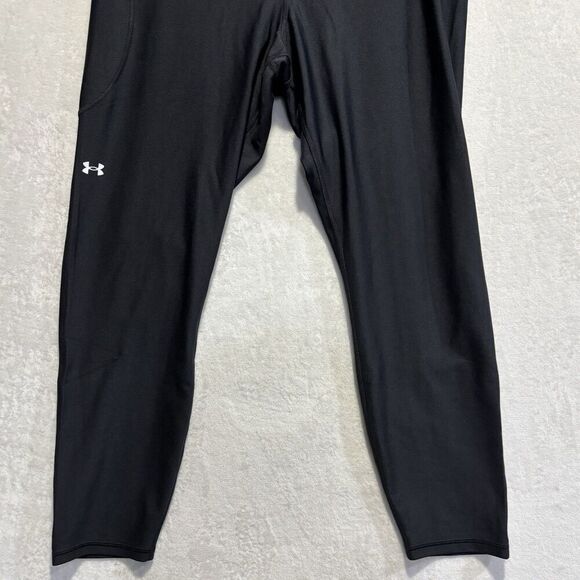 Under Armour Women's UA Tech Hi Rise Leggings Black Size 2XLS Activewear NWOT - Picture 4 of 13